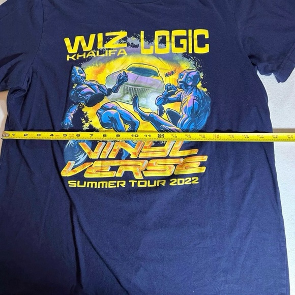 Wiz Khalifa Tour SS T-Shirt No Sz tag See measurements - Picture 3 of 9